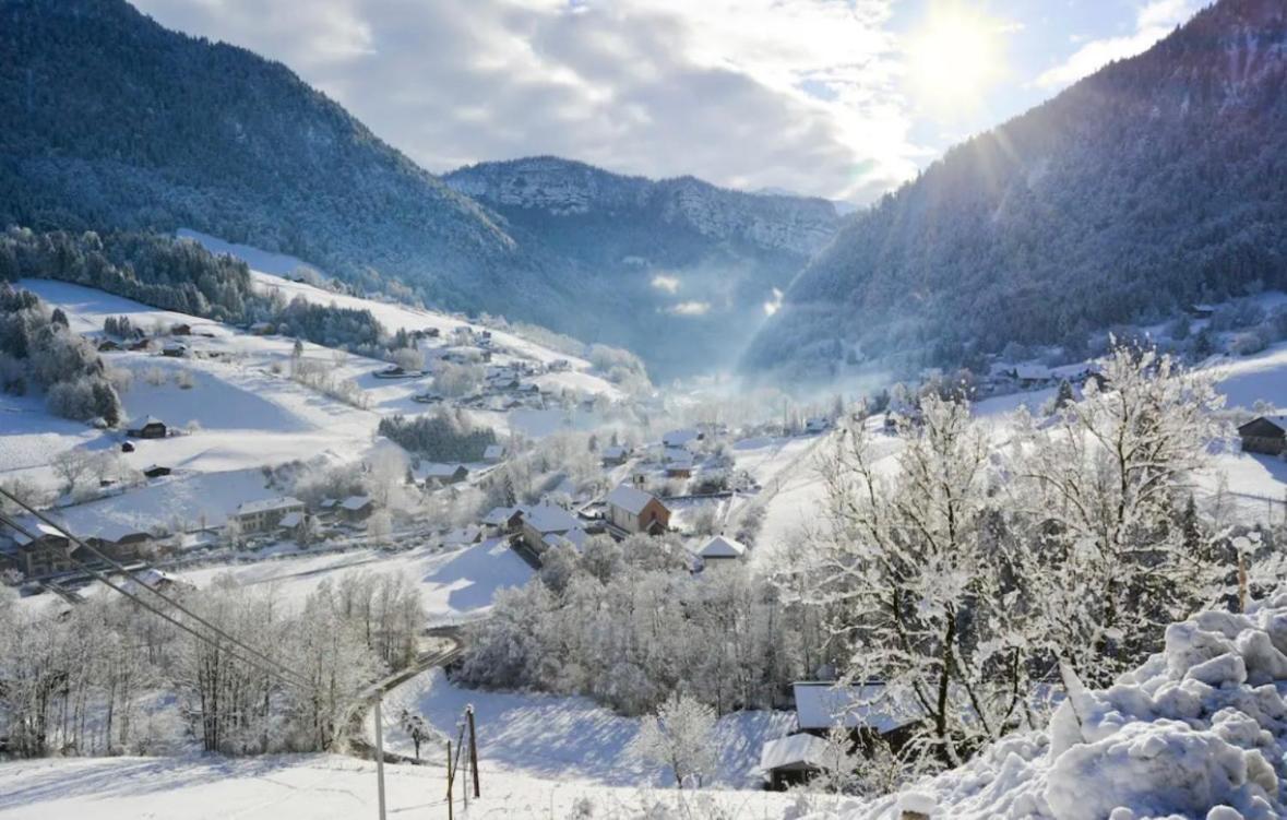 Neuf Chalet 4P Le Suet Jacuzzi Privatif Entremont 외부 사진