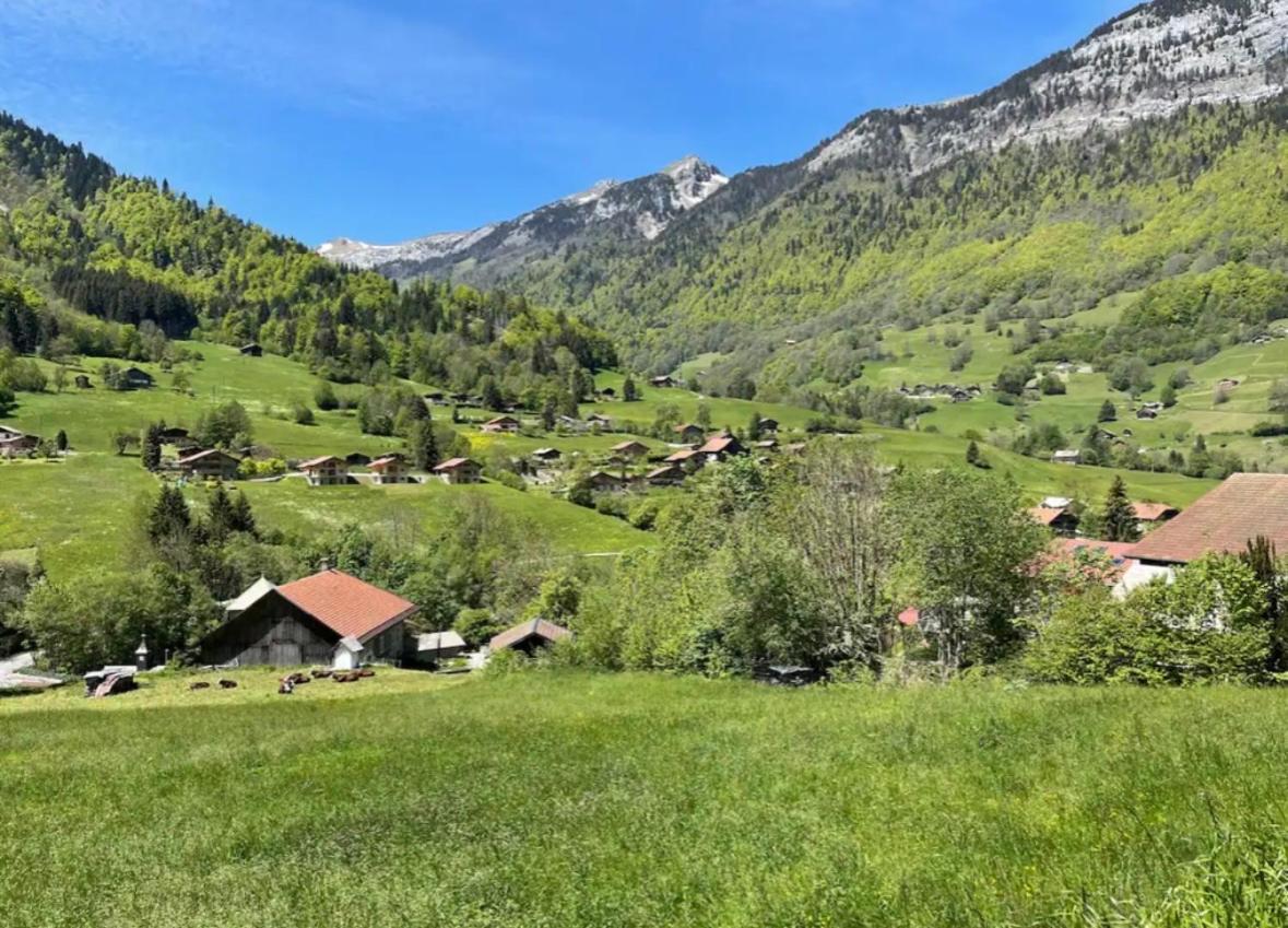 Neuf Chalet 4P Le Suet Jacuzzi Privatif Entremont 외부 사진