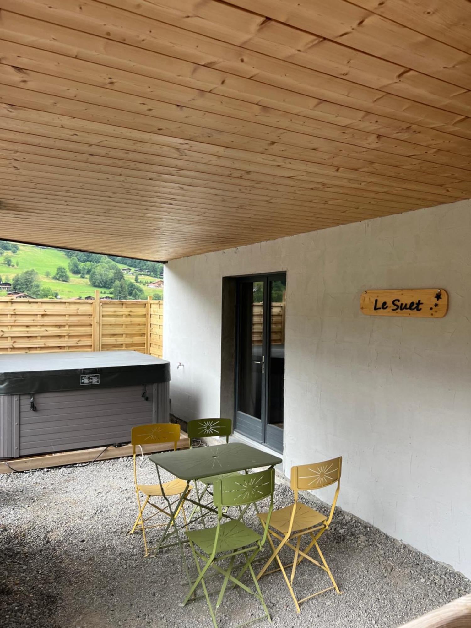 Neuf Chalet 4P Le Suet Jacuzzi Privatif Entremont 외부 사진